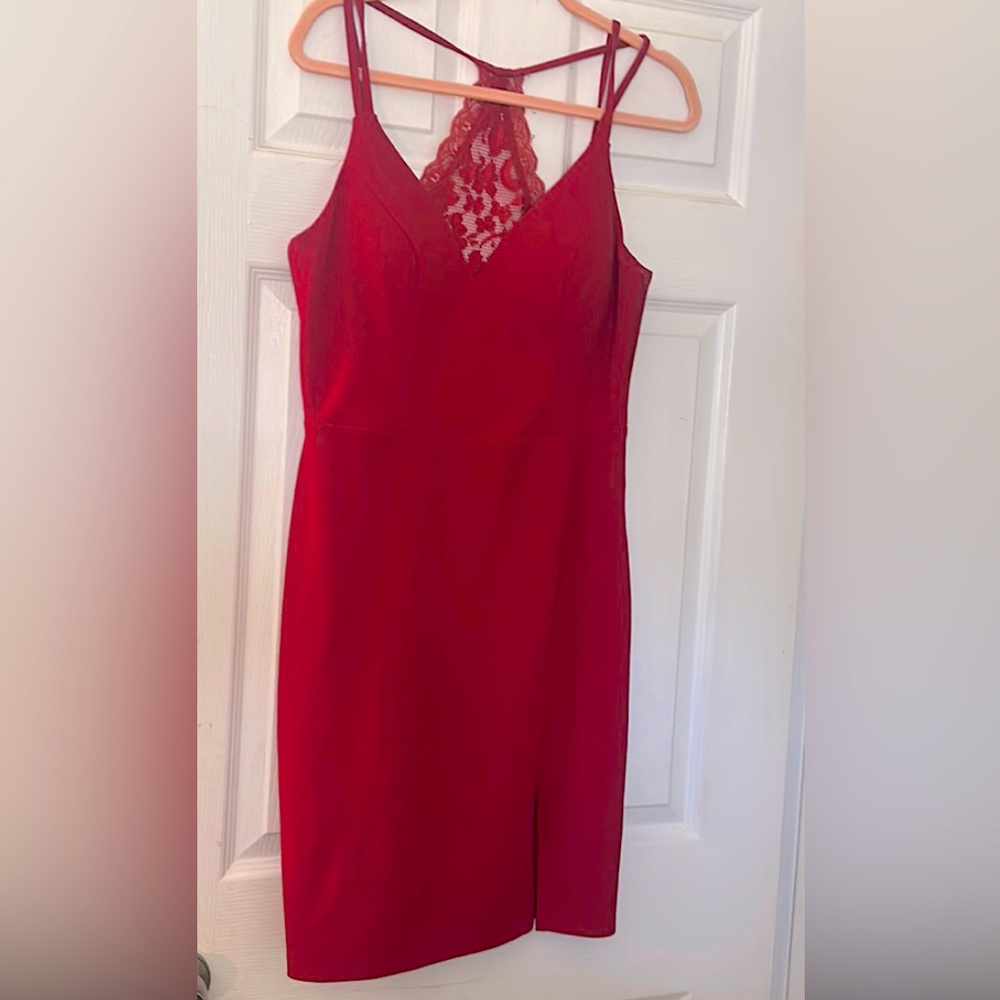 Red dress mini by sequin hearts size 15